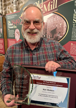 2021 Bill Thake Award Winner Ken Watson