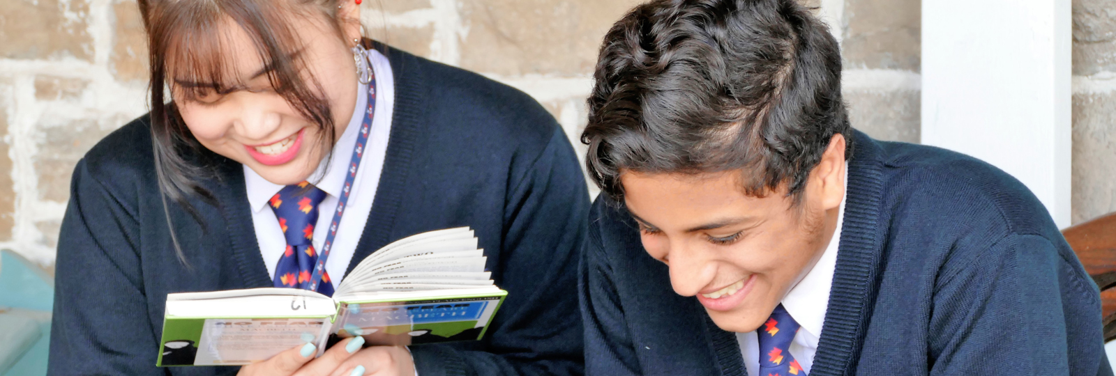 Students studying