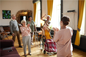 Group dancing