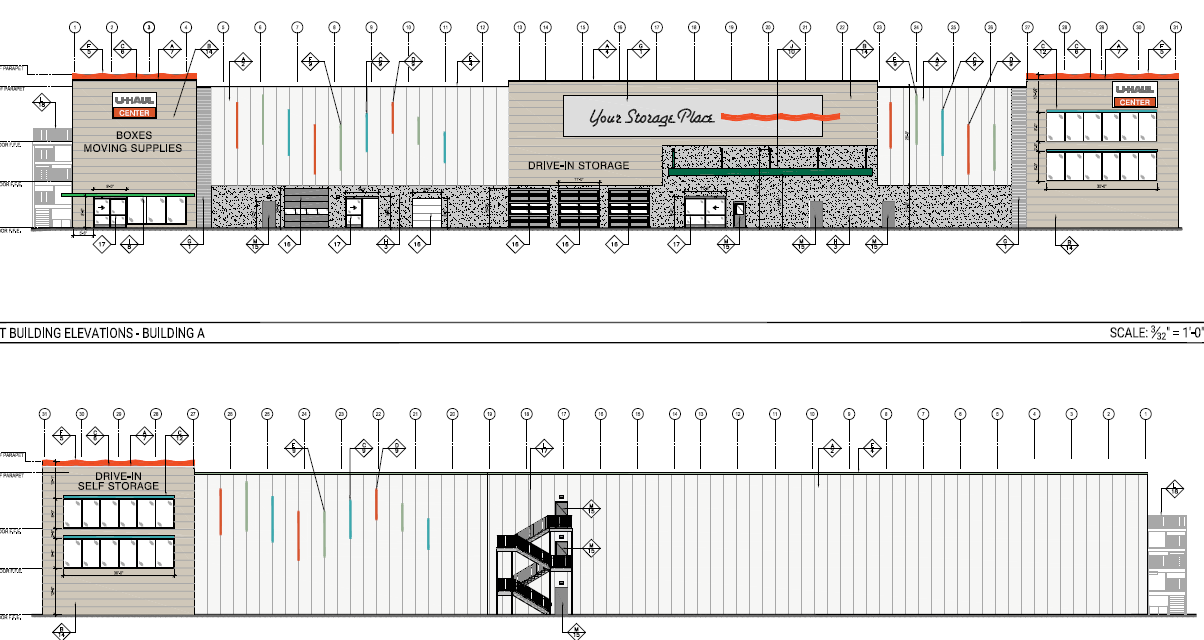 Building 'A' Elevations