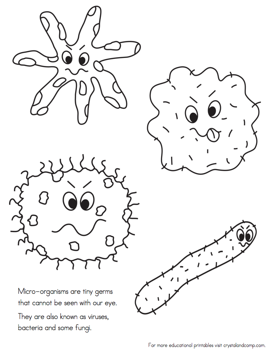 Picture of germs to color