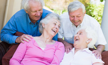 Group of senior citizens