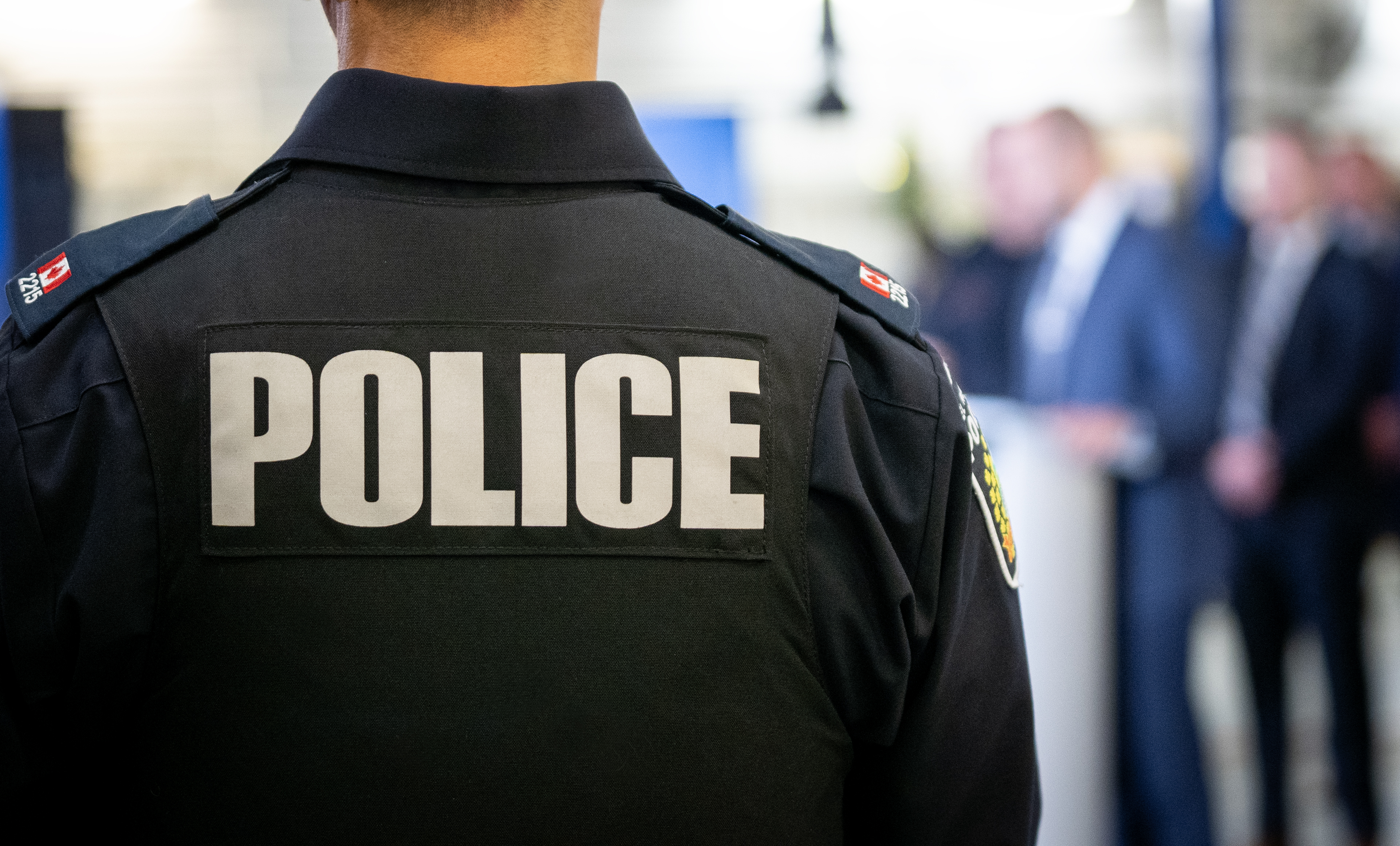 Peel Police vest back