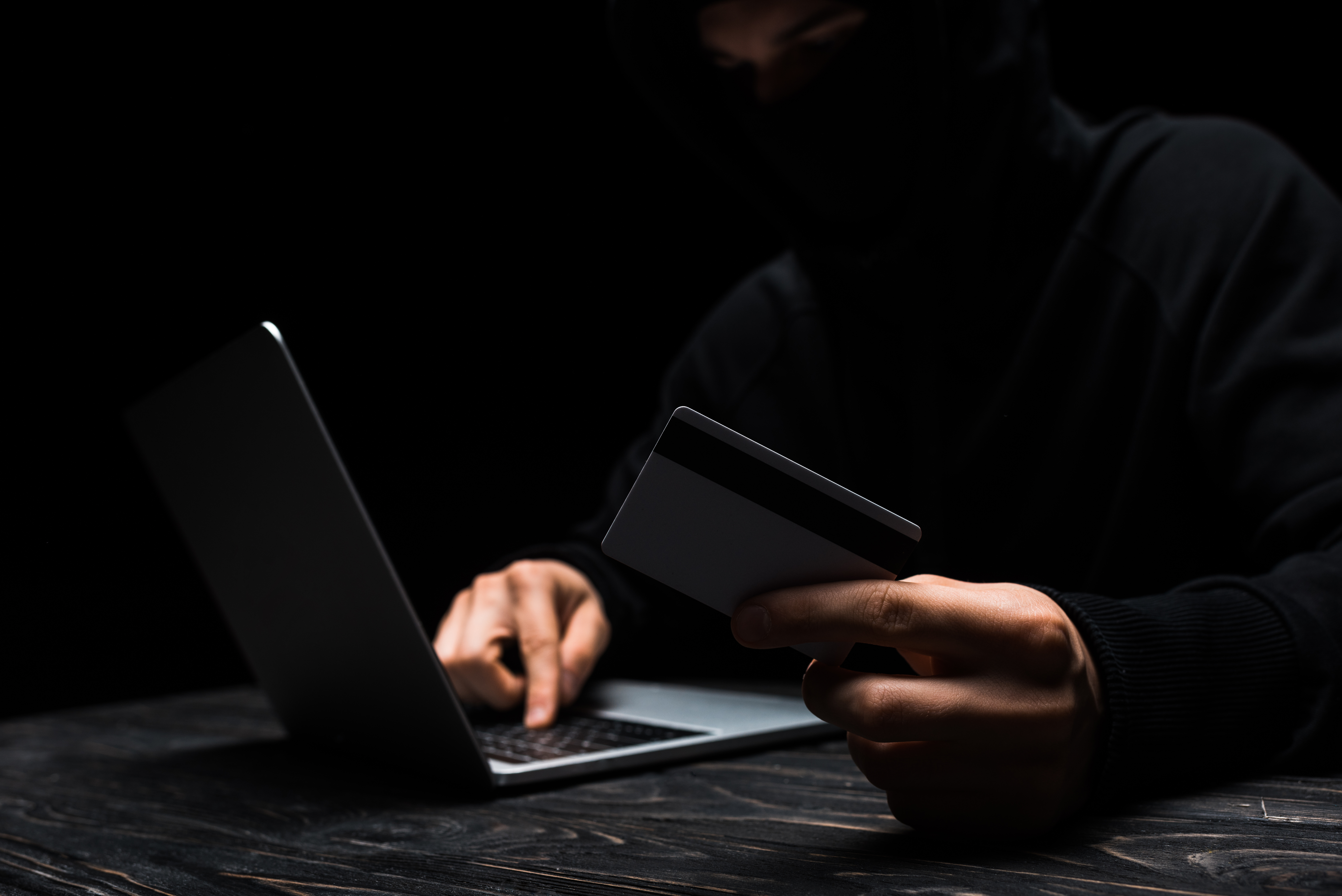 Cyber Criminal Stealing Credit Card Information