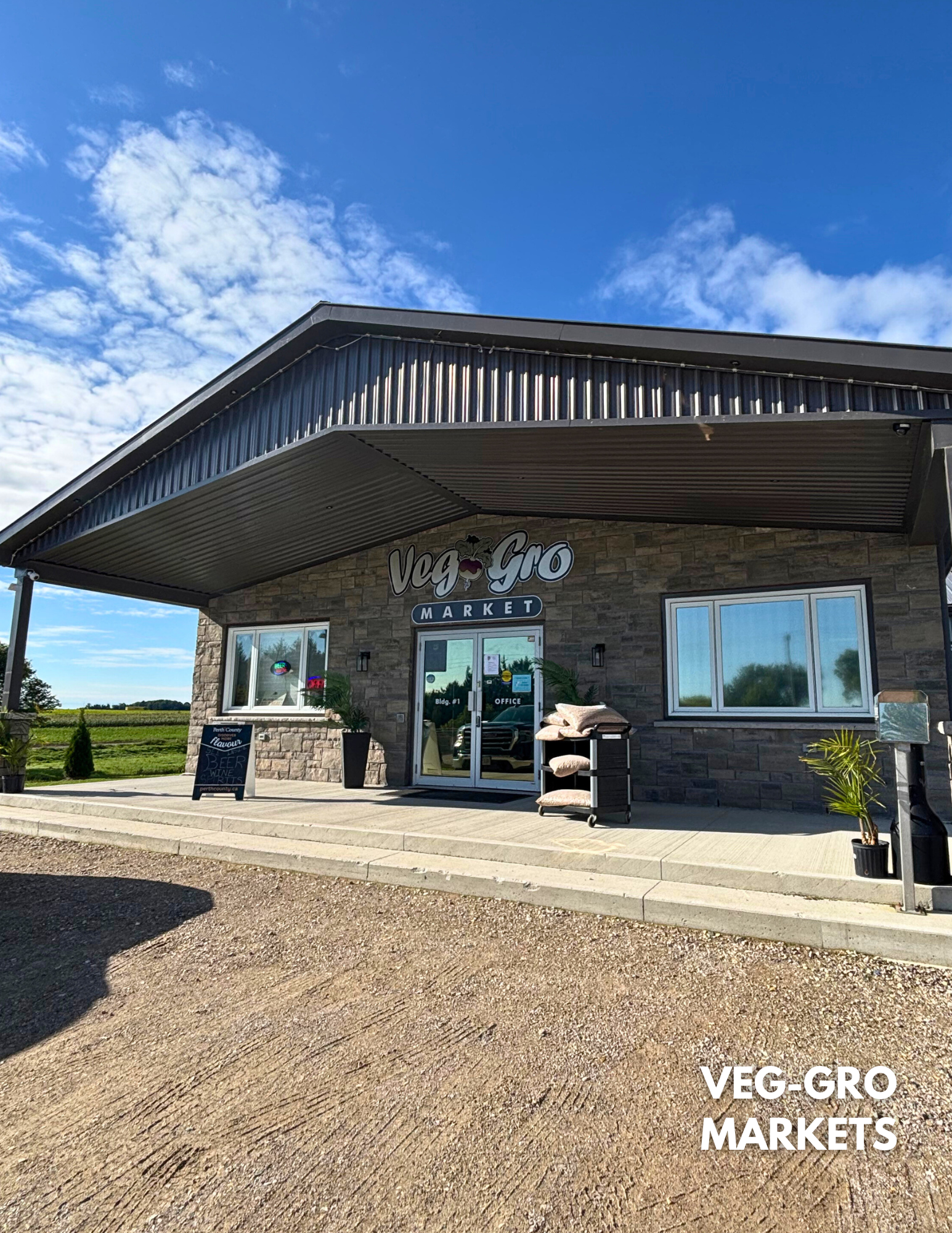 view of storefront of Veg-Gro Markets