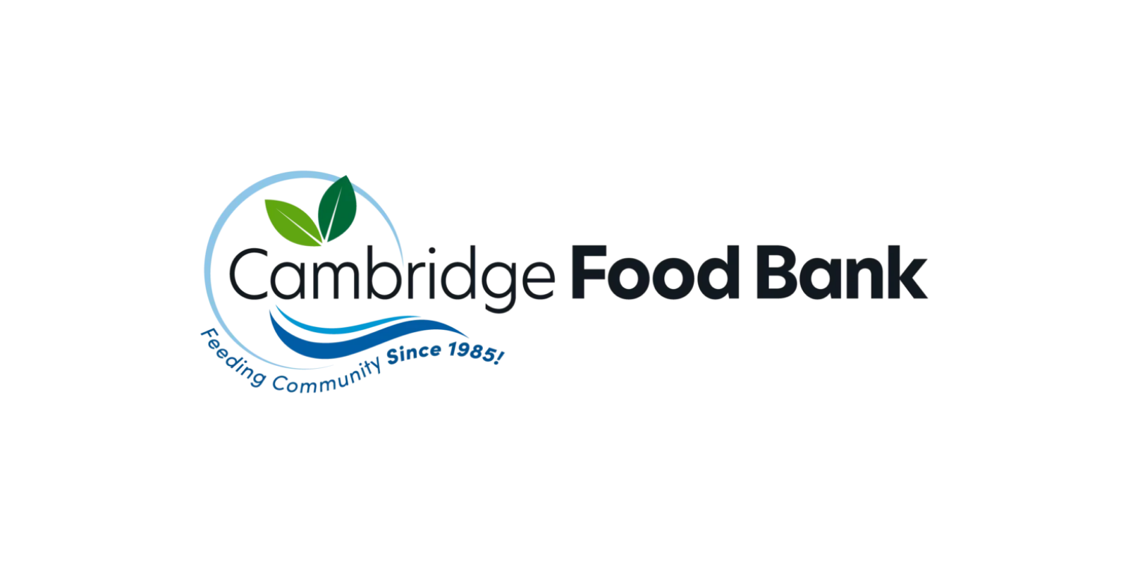 This button opens the Cambridge Food Bank website in a new tab