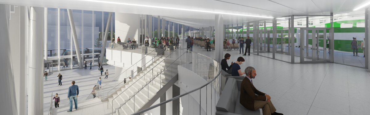 Rendering of proposed top floor of the KCTH