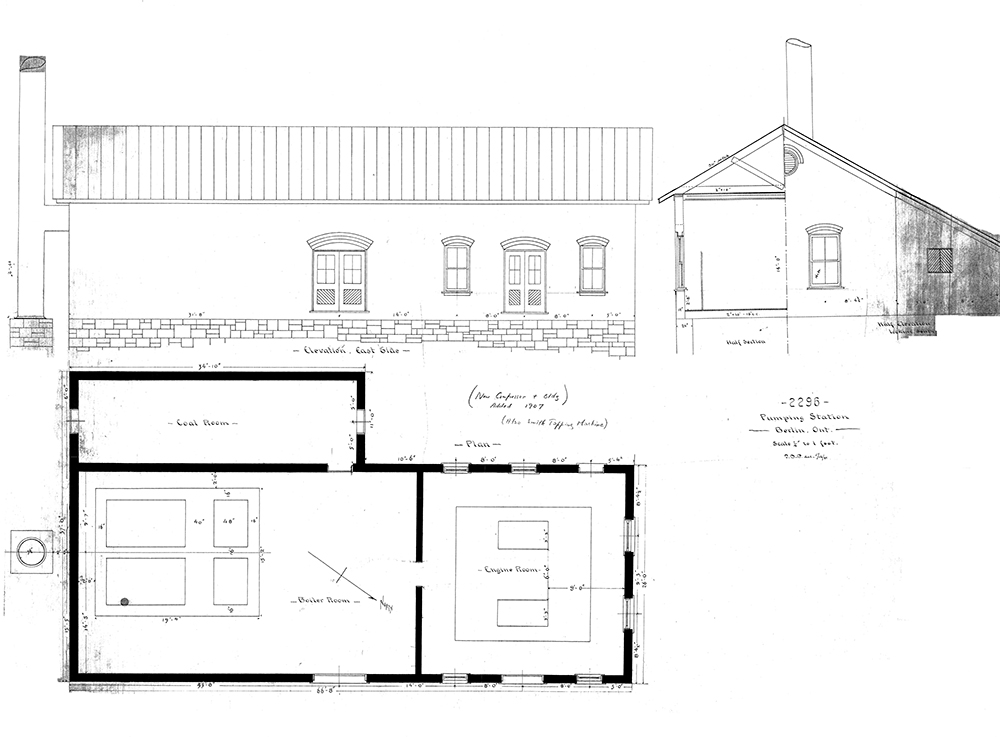 drawing of building