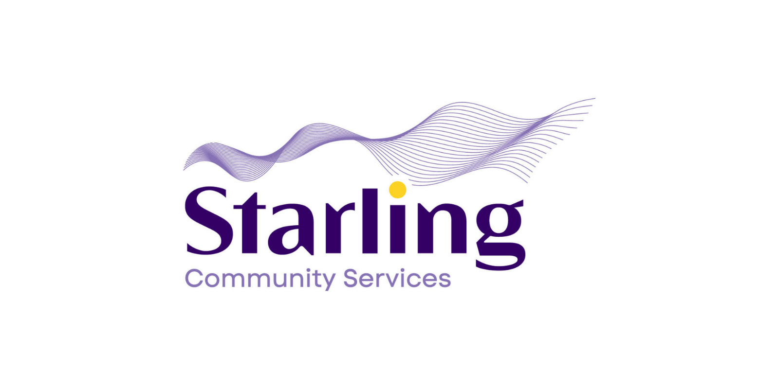 This button opens Starling Community Services website in a new tab
