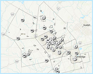 cooling and warming centres map