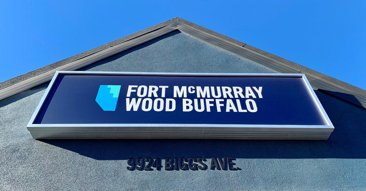 Wood Buffalo Economic Development sign
