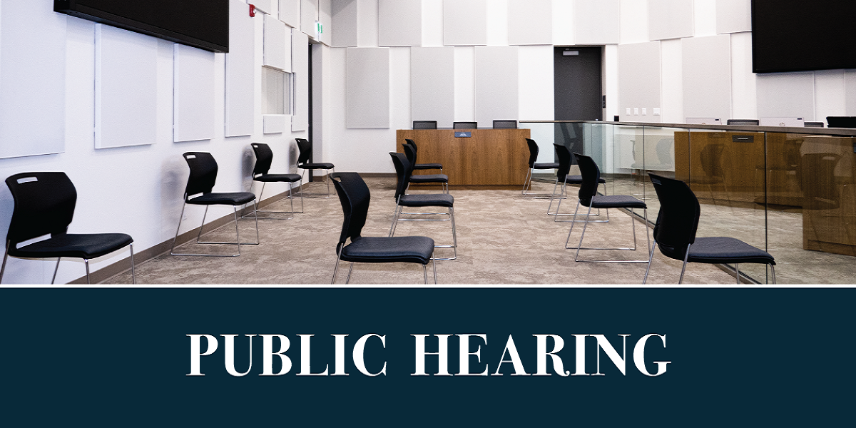 Public hearing