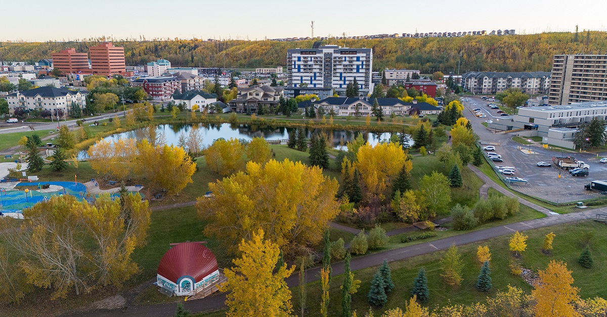 Fort McMurray view from air