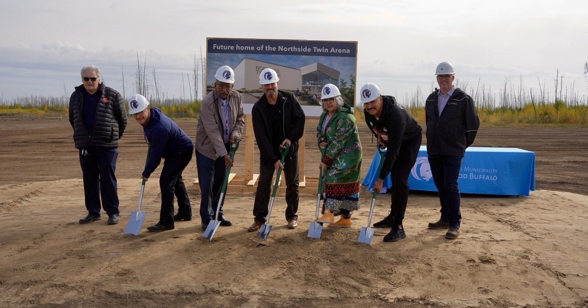 Council breaks ground for a new arena in Fort McMurray