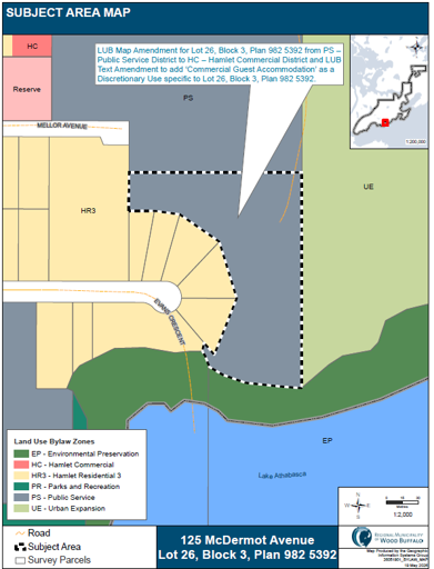 125 McDermot Avenue Subject Area Map