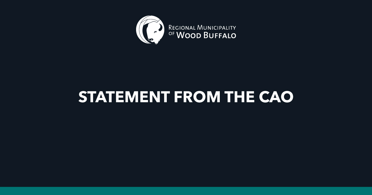 title card reading: statement from the CAO