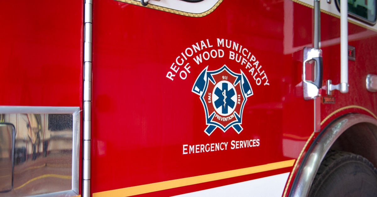 Fire truck at the station