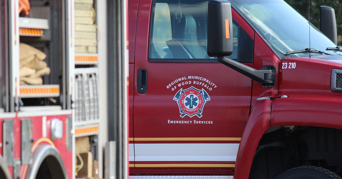 fire truck with logo
