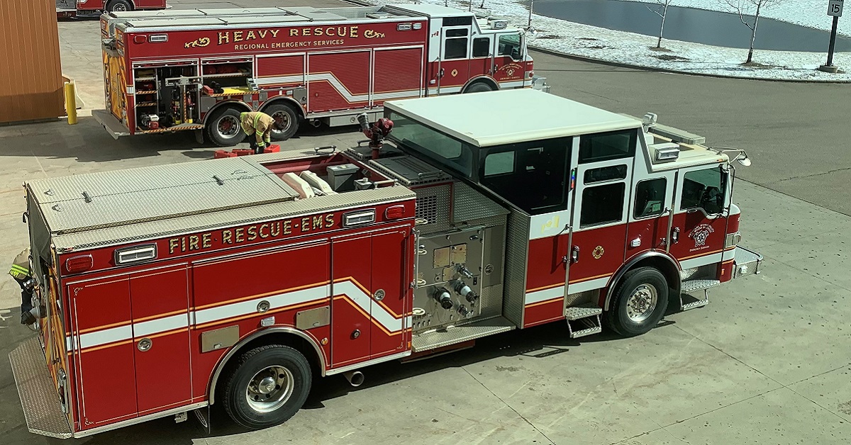 fire trucks