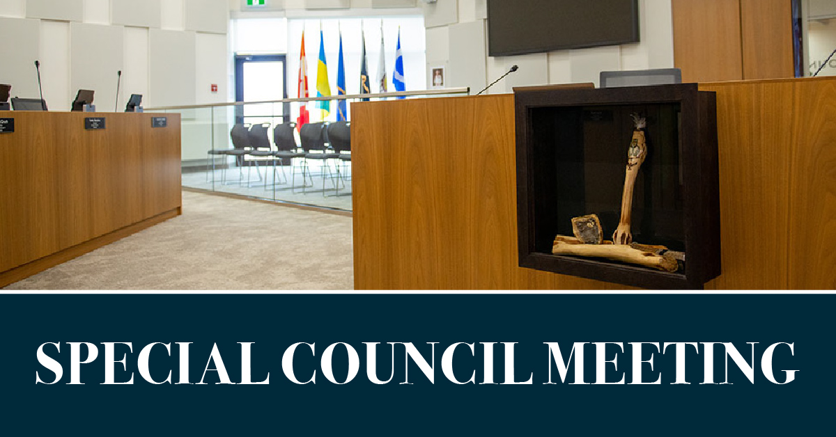 Special Council meeting May 10