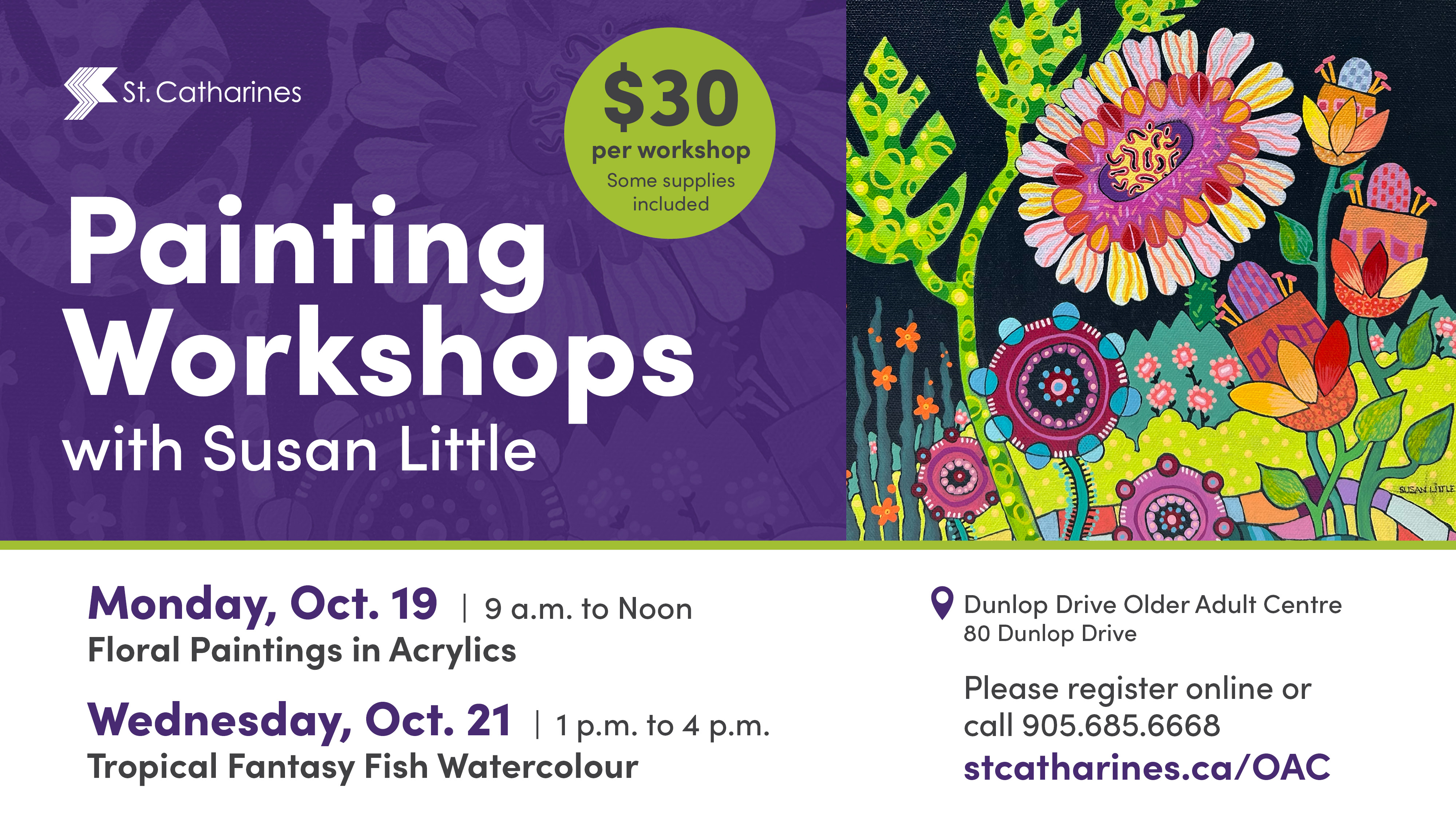 Painting Workshops with Susan Little