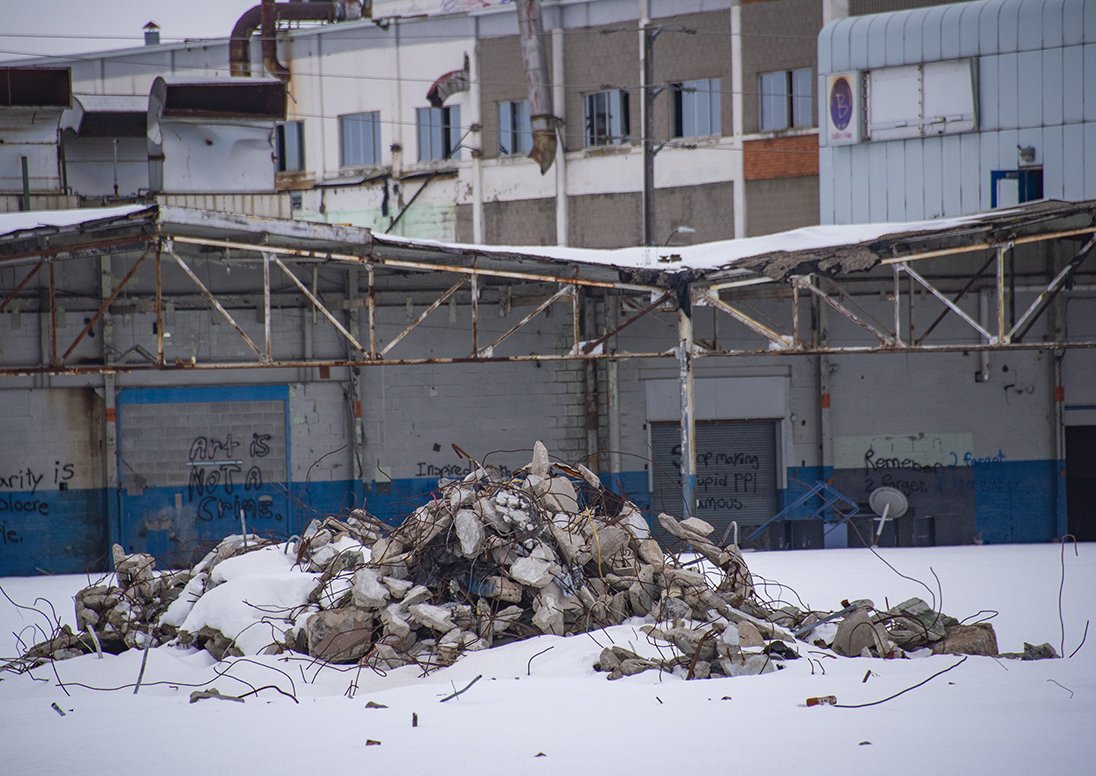 The former industrial property at 282-285 Ontario Street.