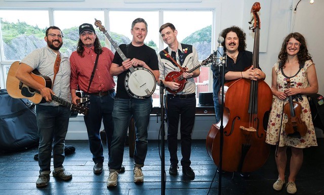 Image of the six members of the band High & Lonesome