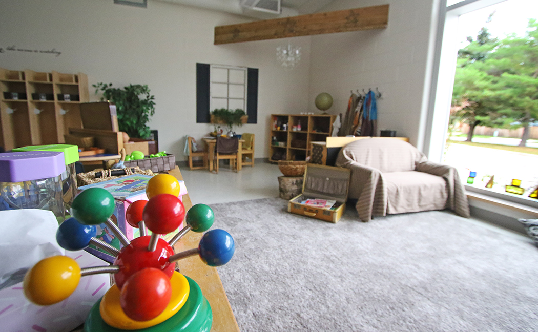 Anne Hathaway Daycare inside