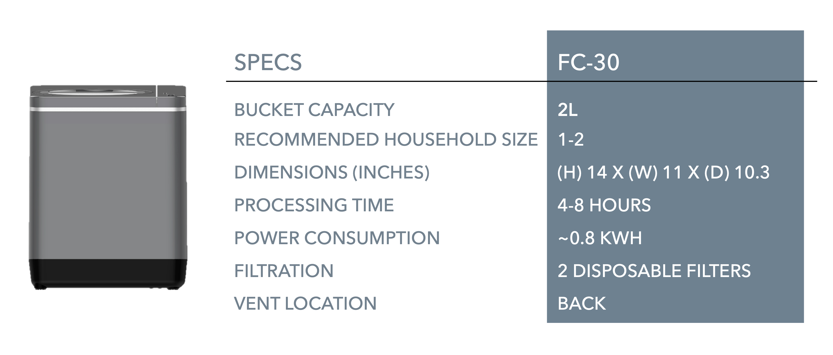 FC-30 Specifications