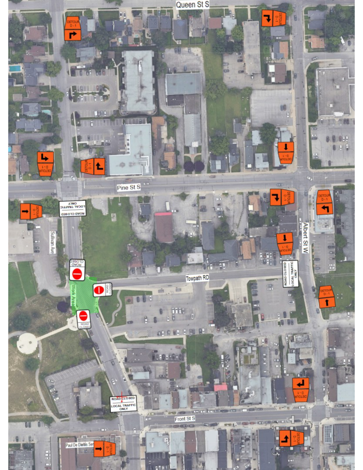 Sullivan  Clairmont - Phase 1 Closure Intersection