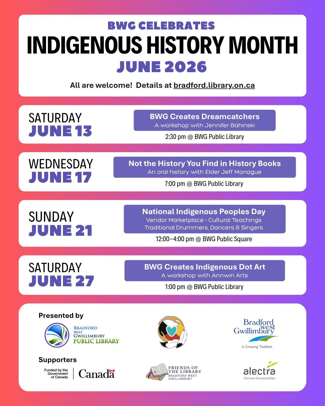 Indigenous History Month Flyer