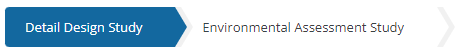 Screenshot of "Detailed Design Study" and "Environmental Assessment Study" tabs