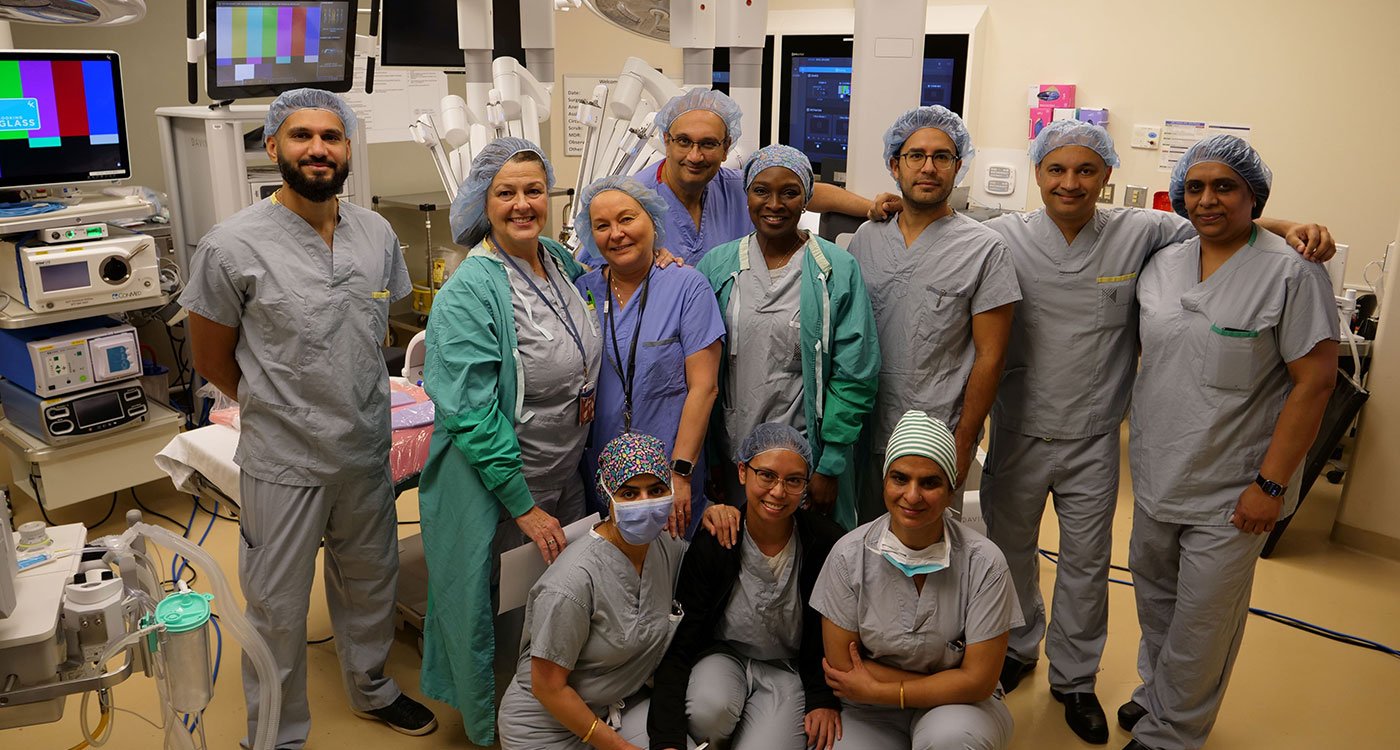 William Osler Health System’s Da Vinci surgical team