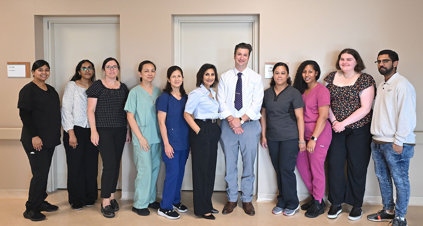 <img src=(l-r): Fiona Singh, Champica Nicholas, Lyndsey Sousa, Erica Bagadiong, Cheryl Suarez, Andrea Beharry, Brandon Sheffield, Solome Basdeo, Keisha Ighovoyivwi, Kassandra Bisson and Ethan Francis