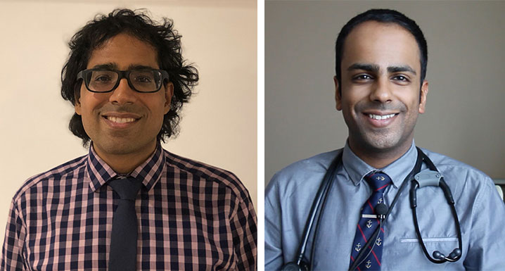 (l-r): Dr. Amit Ayra, Palliative Care Physician and Dr. Naheed Dosani, Palliative Care Physician
