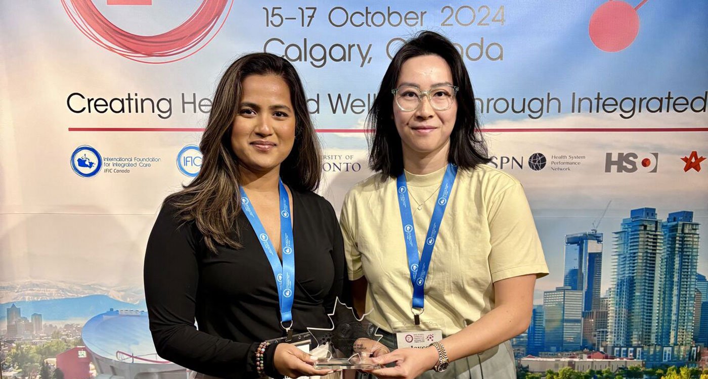 Members of CARE team attend conference to accept award